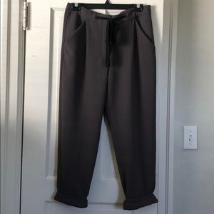 Wilfred Cropped Dress Pants Size 4 Grey
